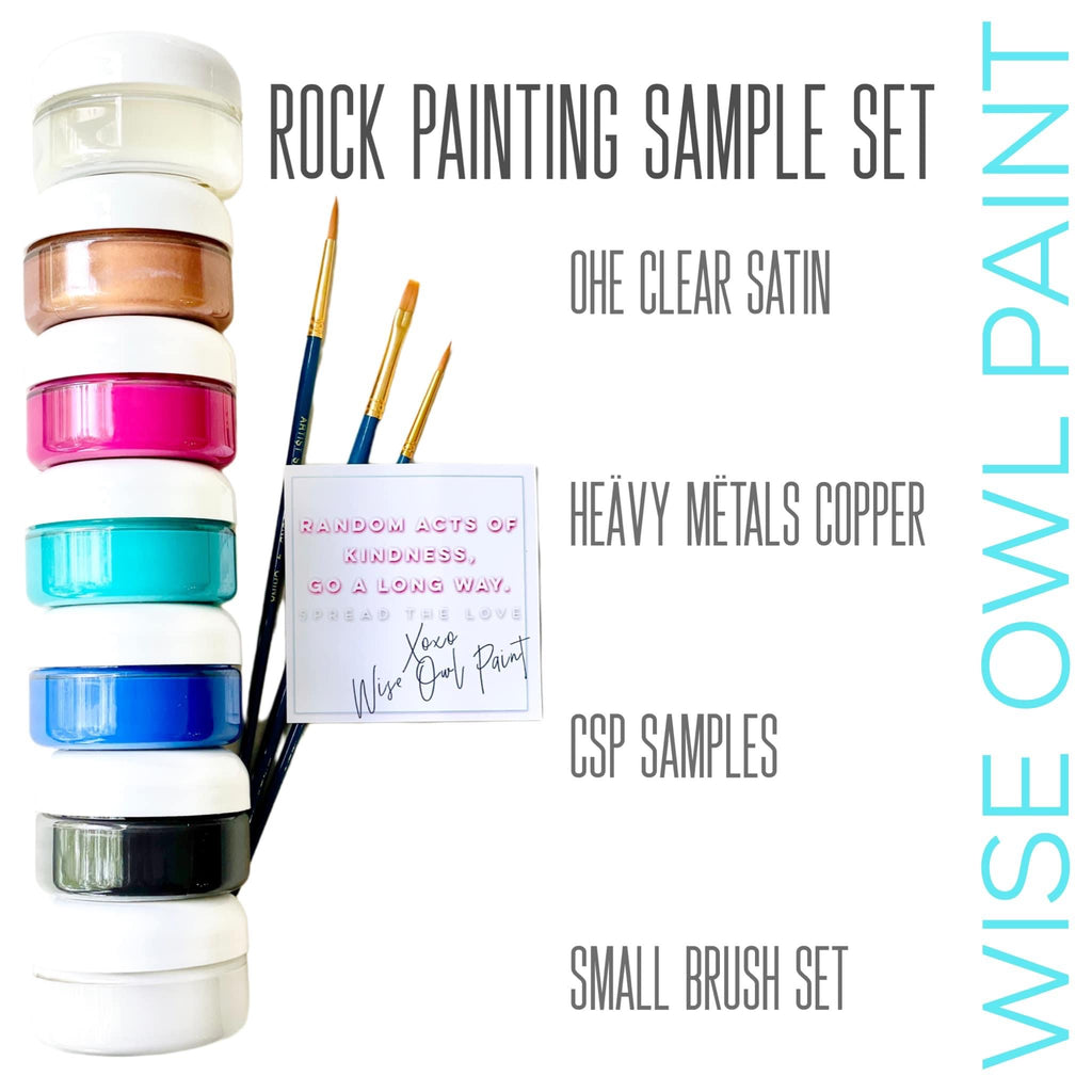 Wise Owl Rock Painting Kit – The Goodie Girl Shoppe